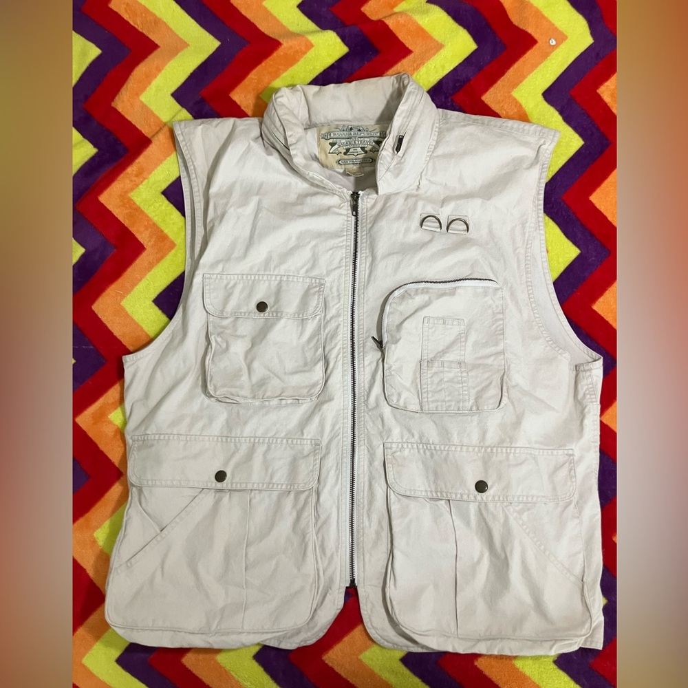 Banana Republic White Utility Vest